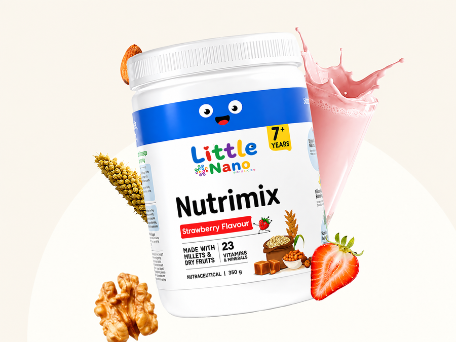 Nutrimix 7+ Strawberry Nutrition Powder (350g)