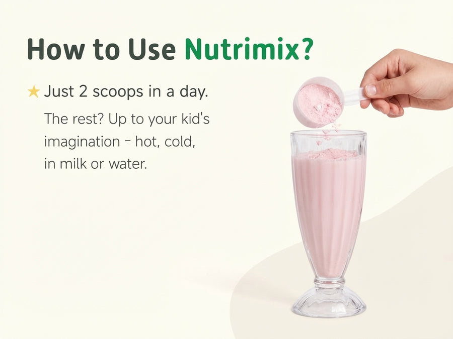 Nutrimix 7+ Strawberry Nutrition Powder (350g)