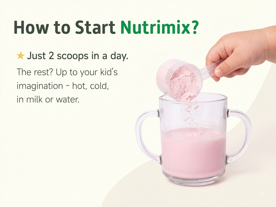 Nutrimix Strawberry Nutrition Powder (350g)