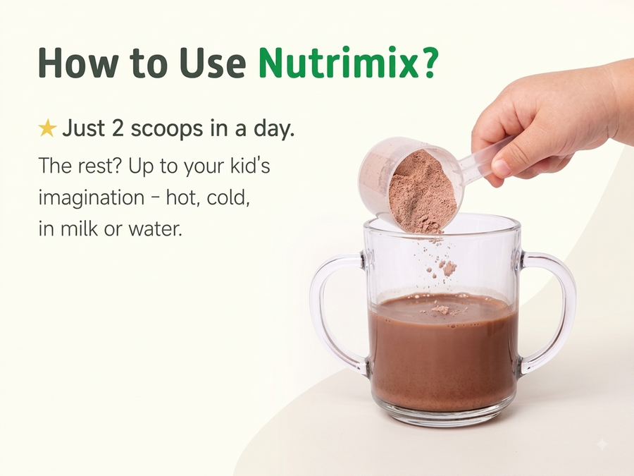 Nutrimix Belgian Chocolate Nutrition Powder (350g)