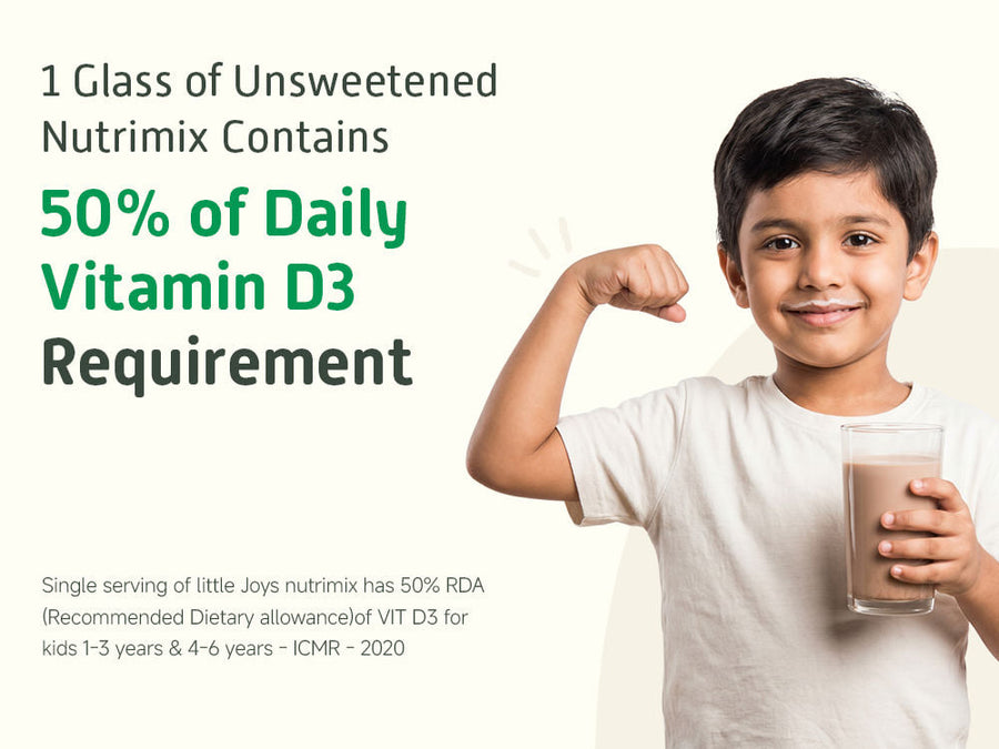 Unsweetened NutriMix 2+ Chocolate Nutrition Powder (350g)